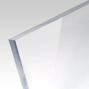 Plattenzuschnitt nach Maß mit Acrylglas transparent